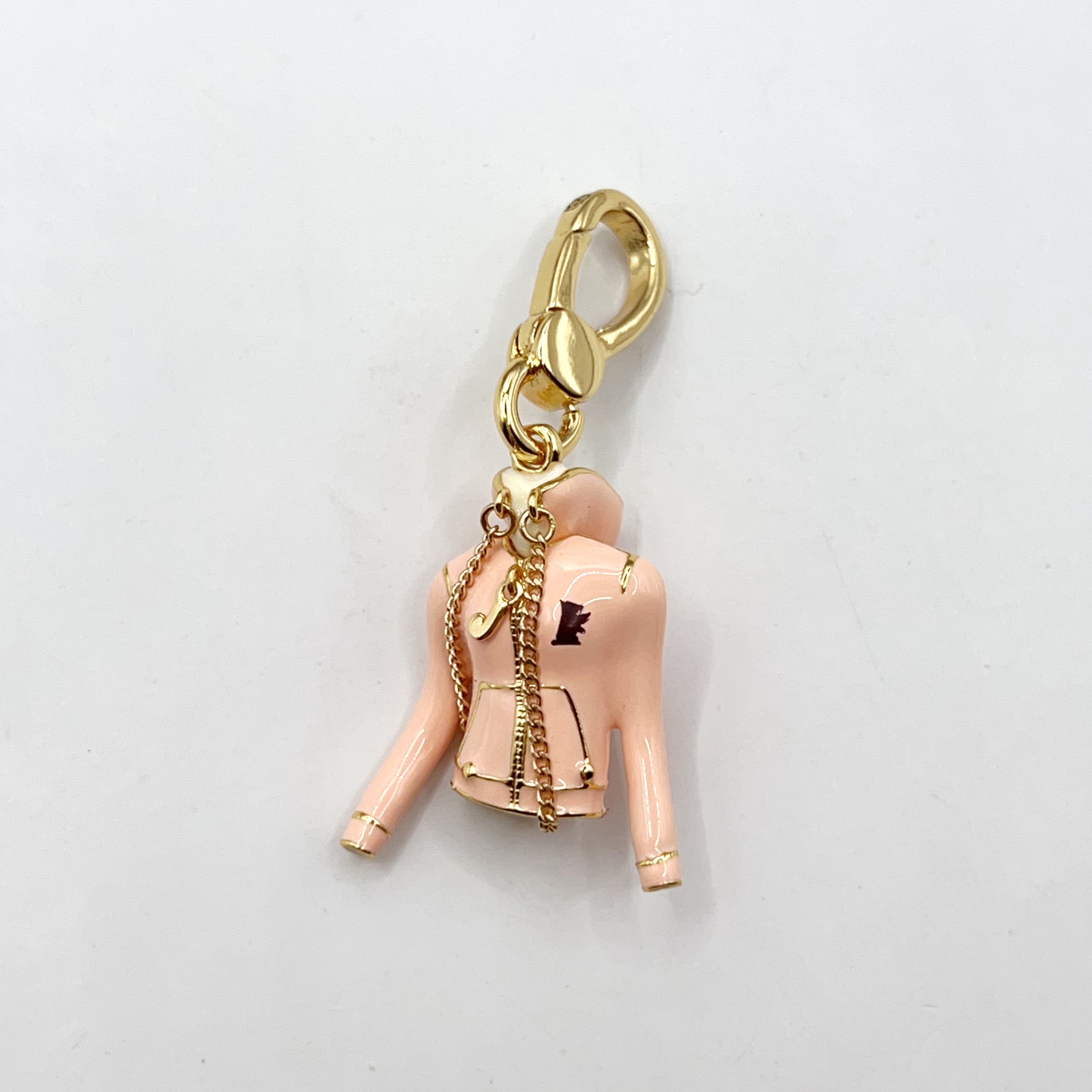 T09-Juicy Couture pink hoodie charm