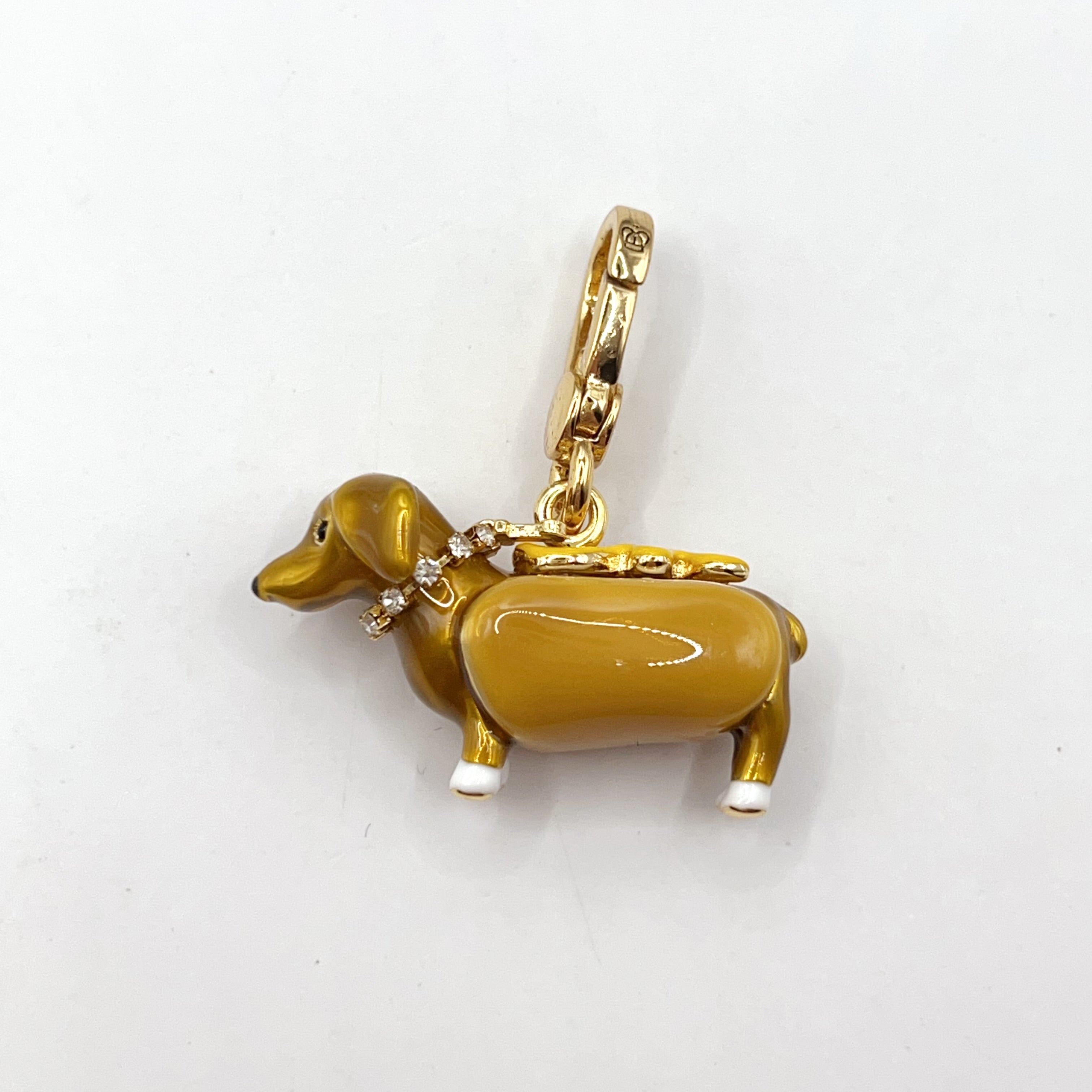 JC014-Juicy Couture Dachshund hotdog charm