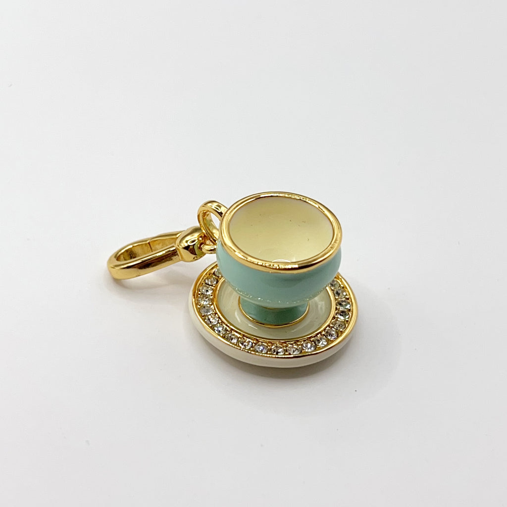 JC619-Juicy Couture blue teacup charm
