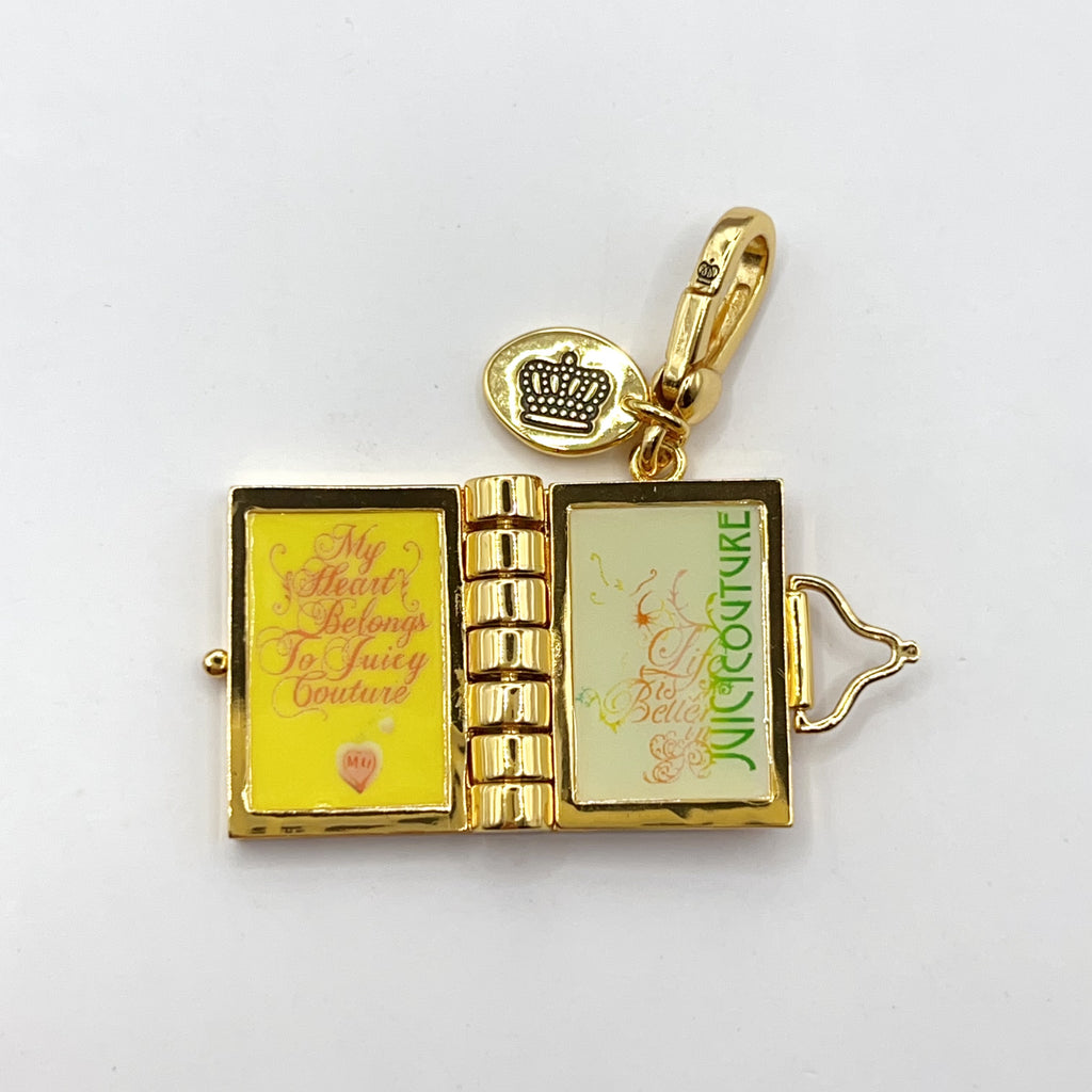 C01-Juicy Couture book charm