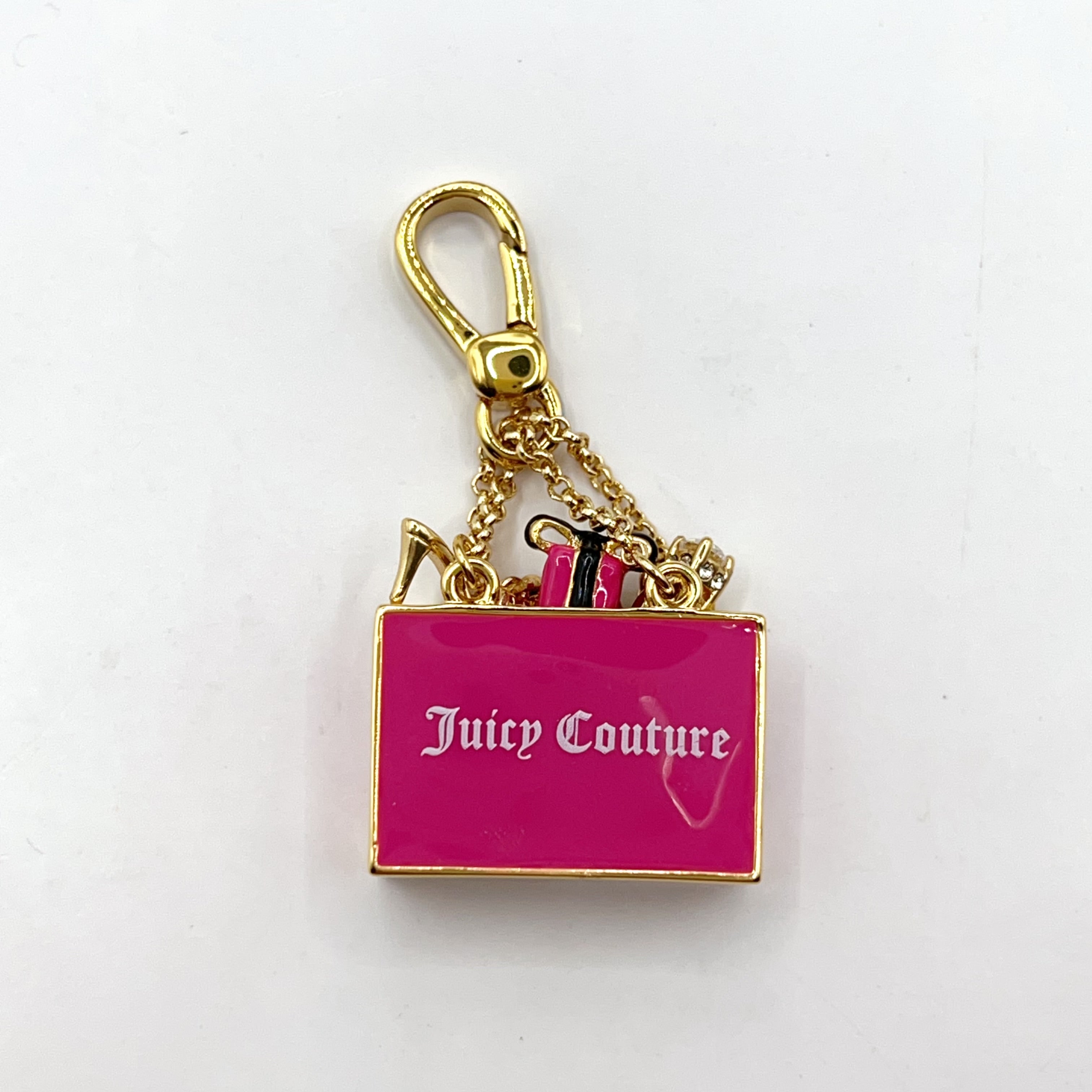 Q01-Juicy Couture shopping bag charm