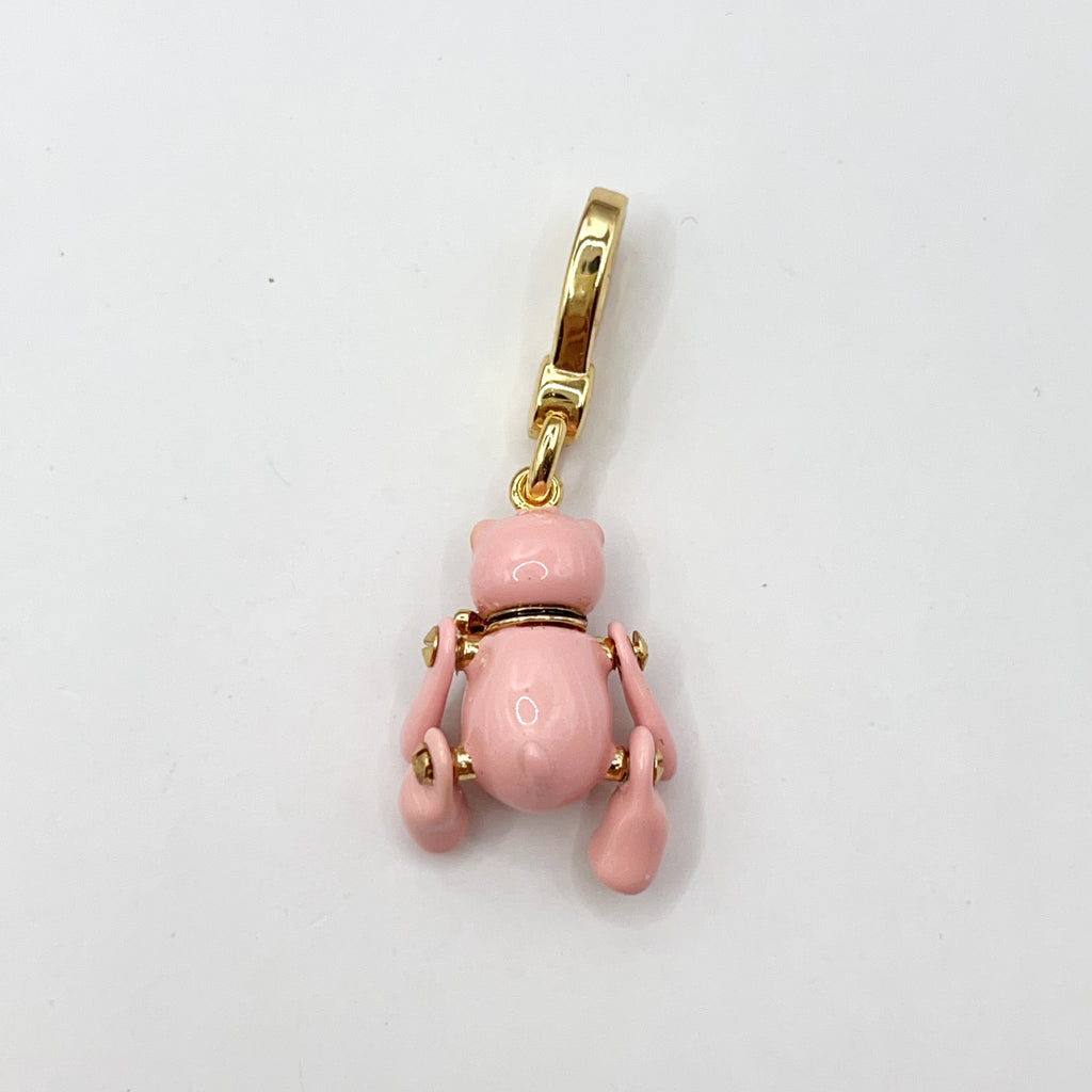 X05-Juicy Couture pink teddy bear charm