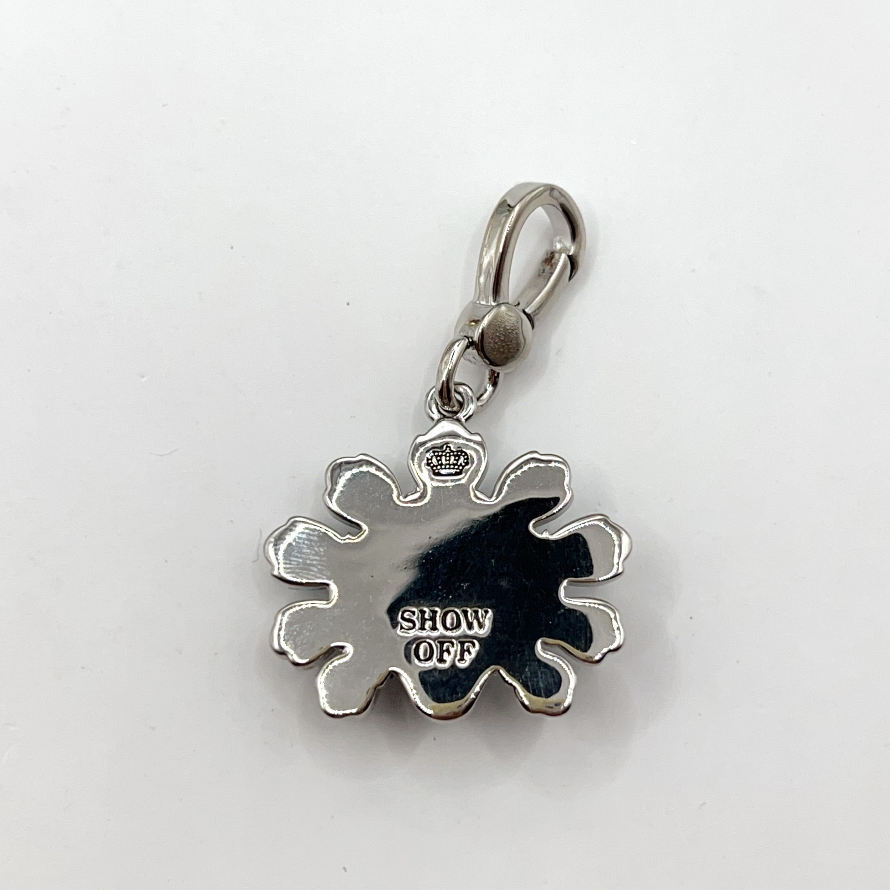 H05-Juicy Couture silver peacock charm