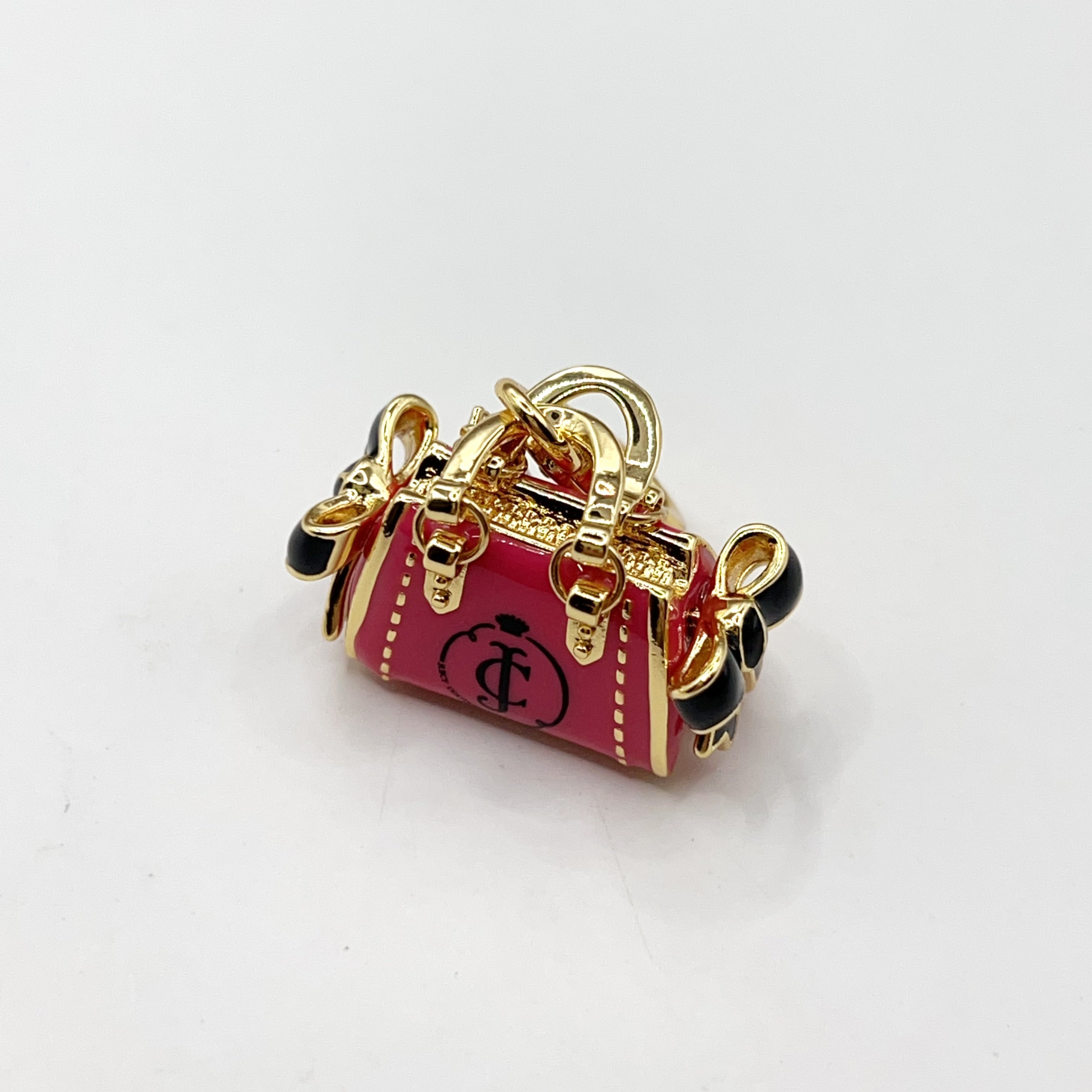 O09-Juicy Couture pink handbag charm