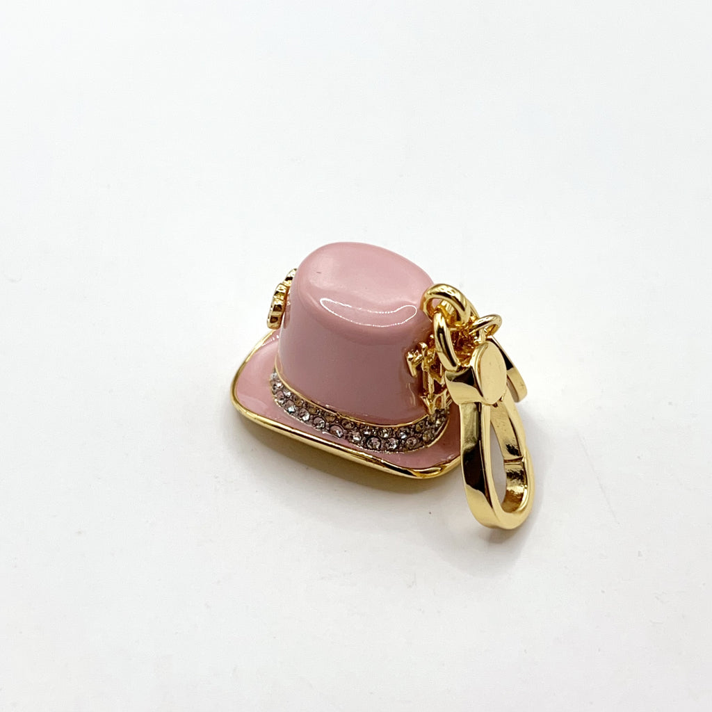 P02-Juicy Couture pink hat charm