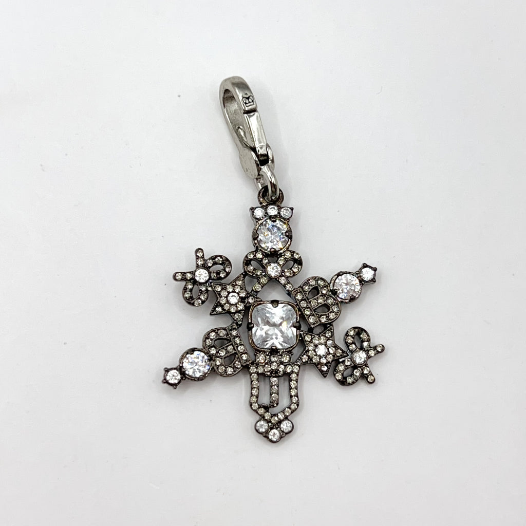 JC638-Juicy Couture snowflake charm (vintage)