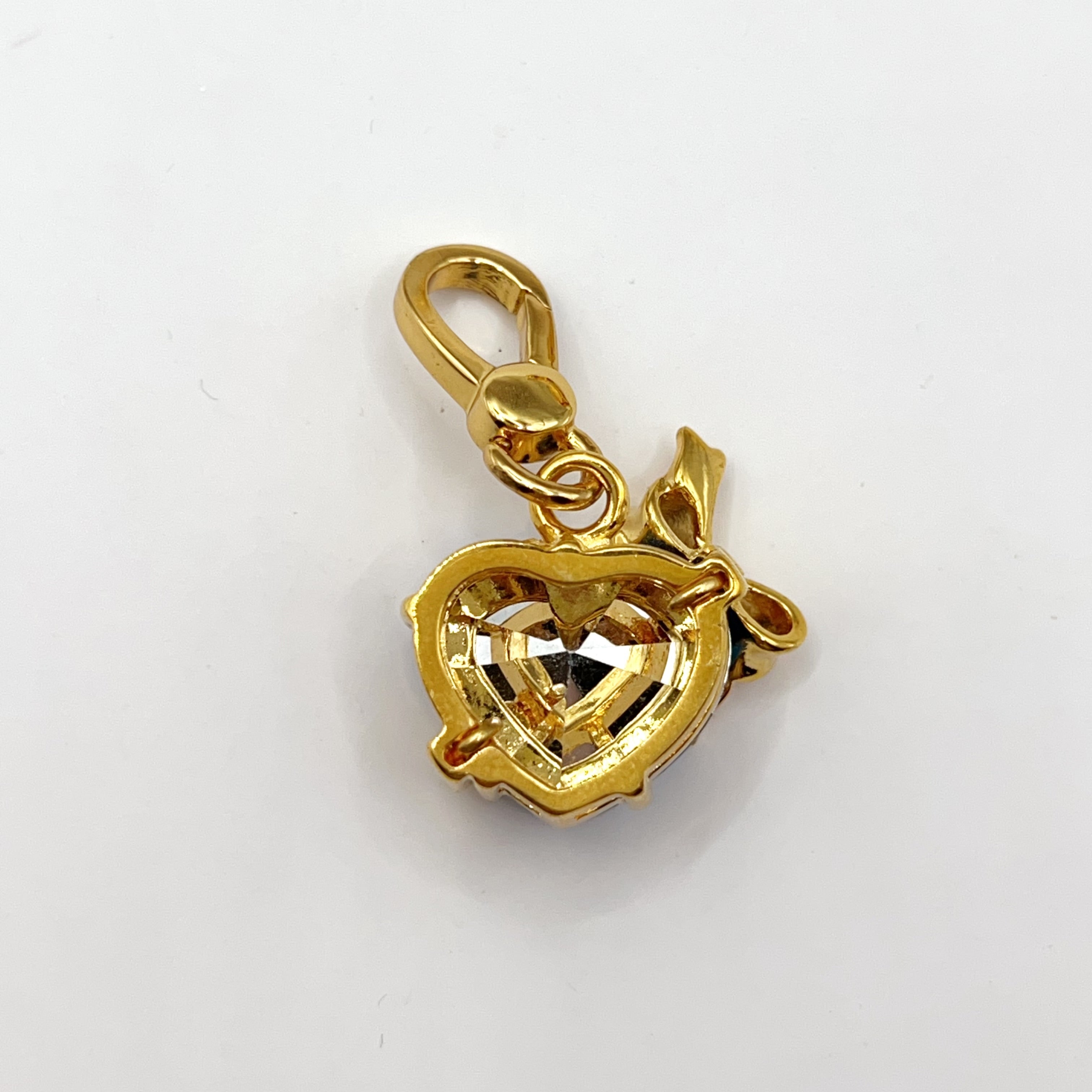 JC543-Juicy Couture blue heart locket charm