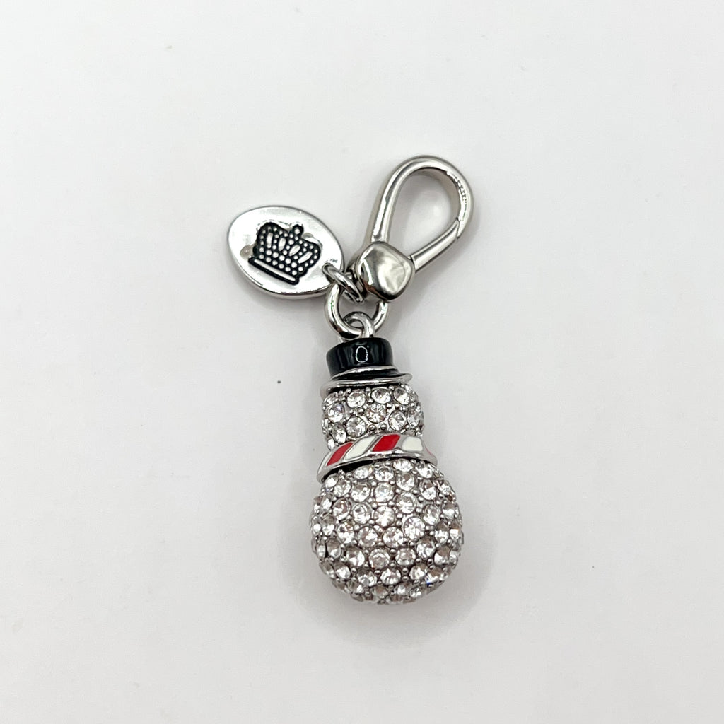 JC653-Juicy Couture pave snowman charm
