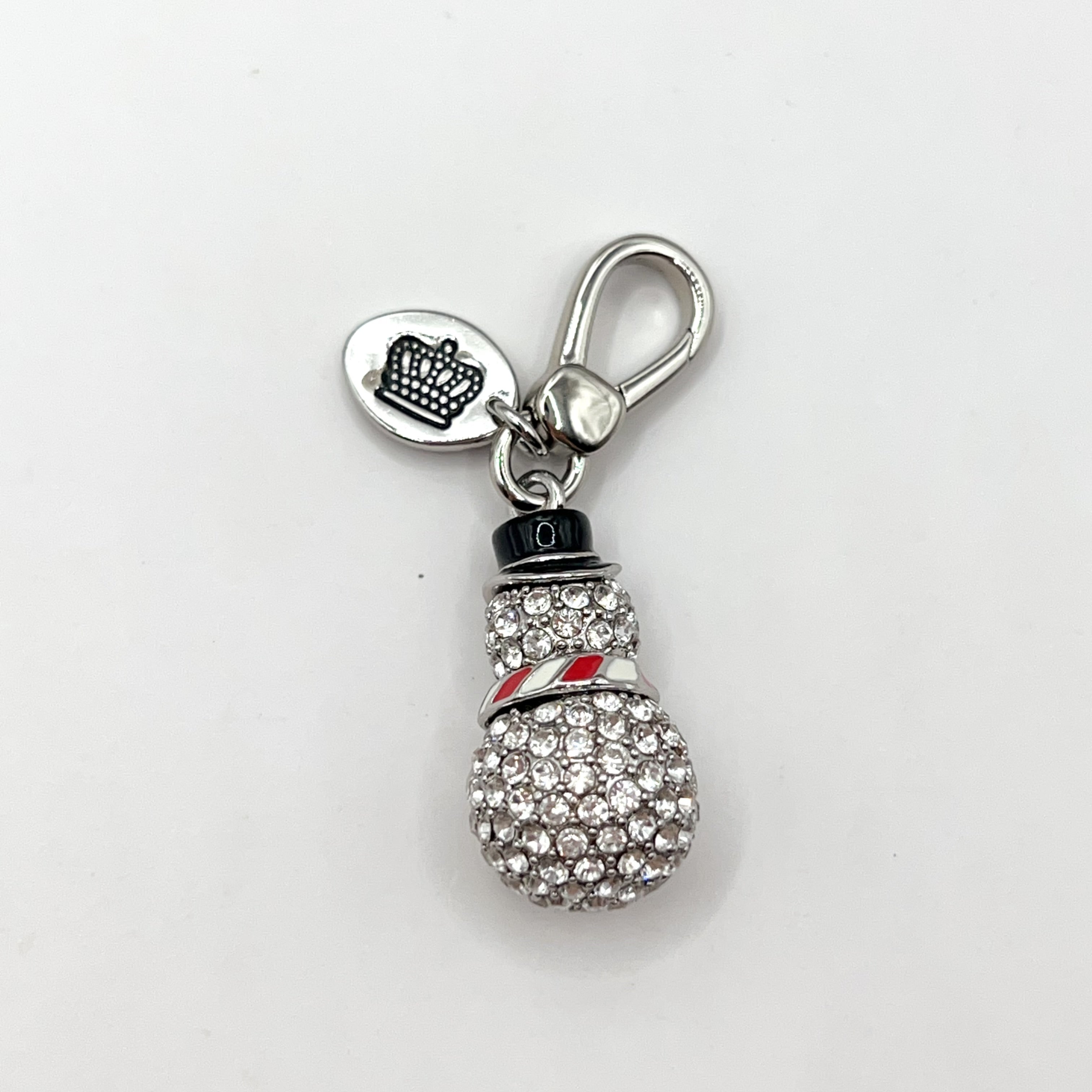 JC653-Juicy Couture pave snowman charm