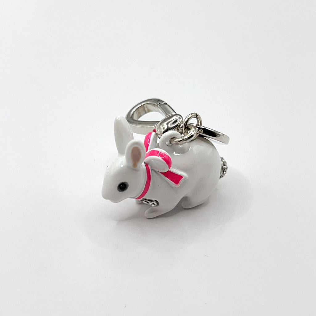 JC611-Juicy Couture white bunny charm