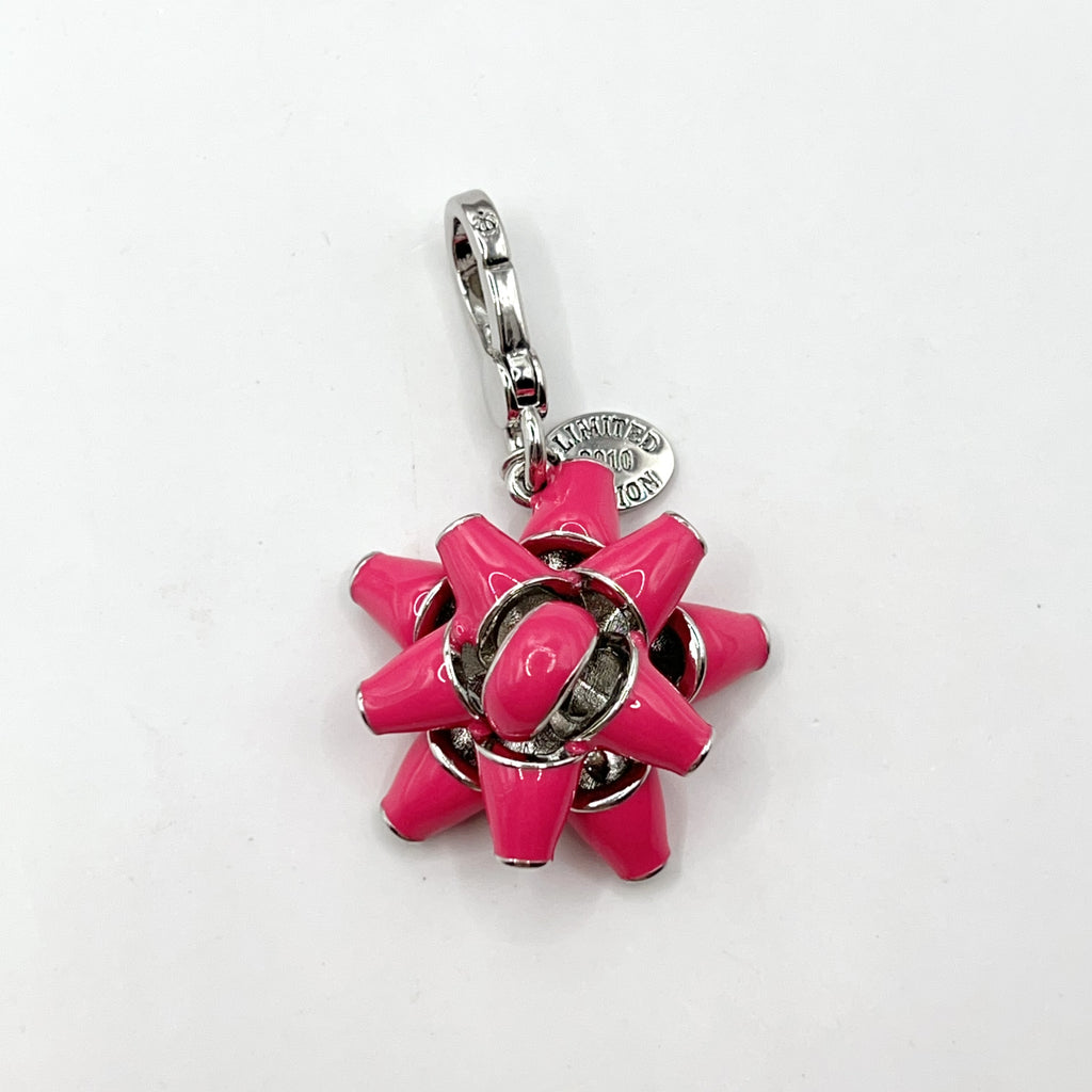 O13-Juicy Couture pink bowknot charm