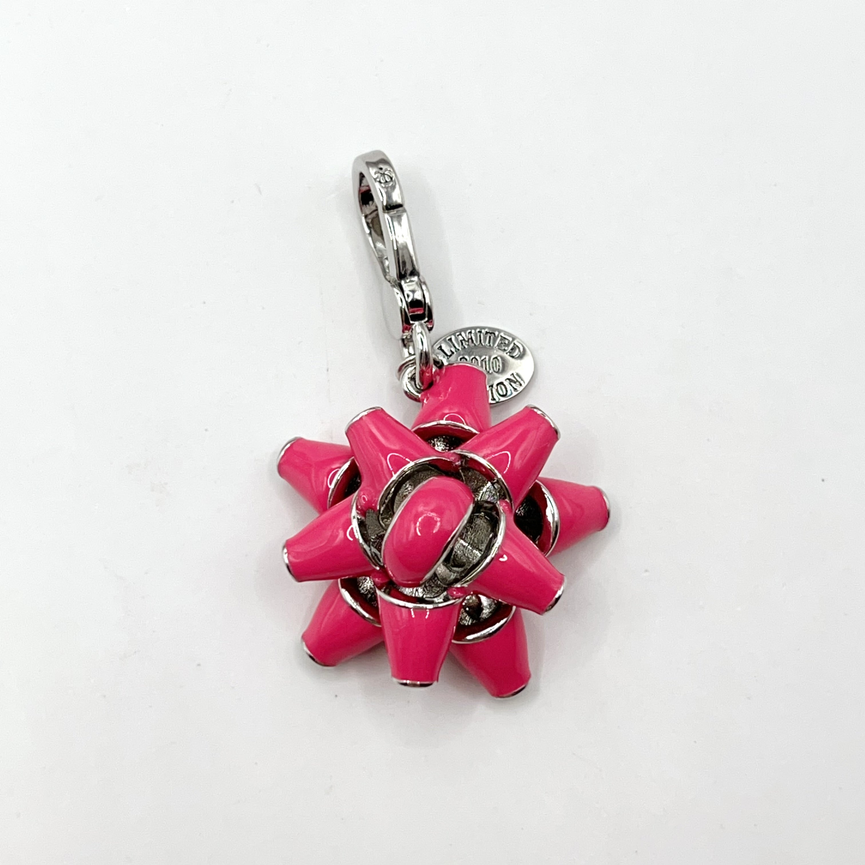 O13-Juicy Couture pink bowknot charm