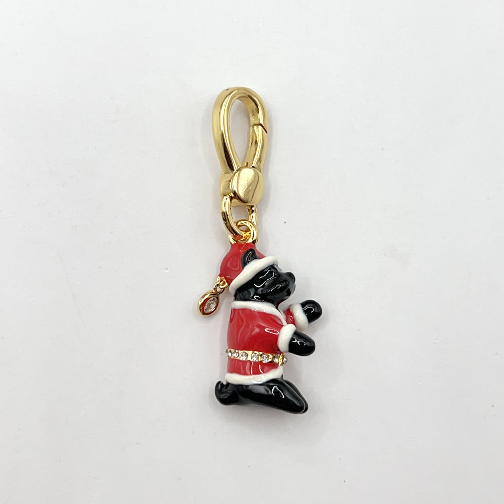 T03-Juicy Couture Christmas Yorkie charm