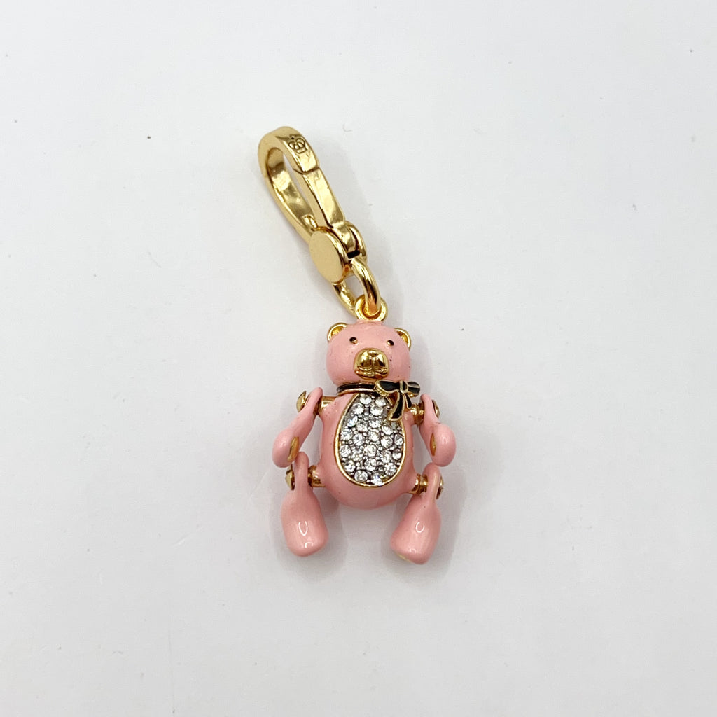 X05-Juicy Couture pink teddy bear charm