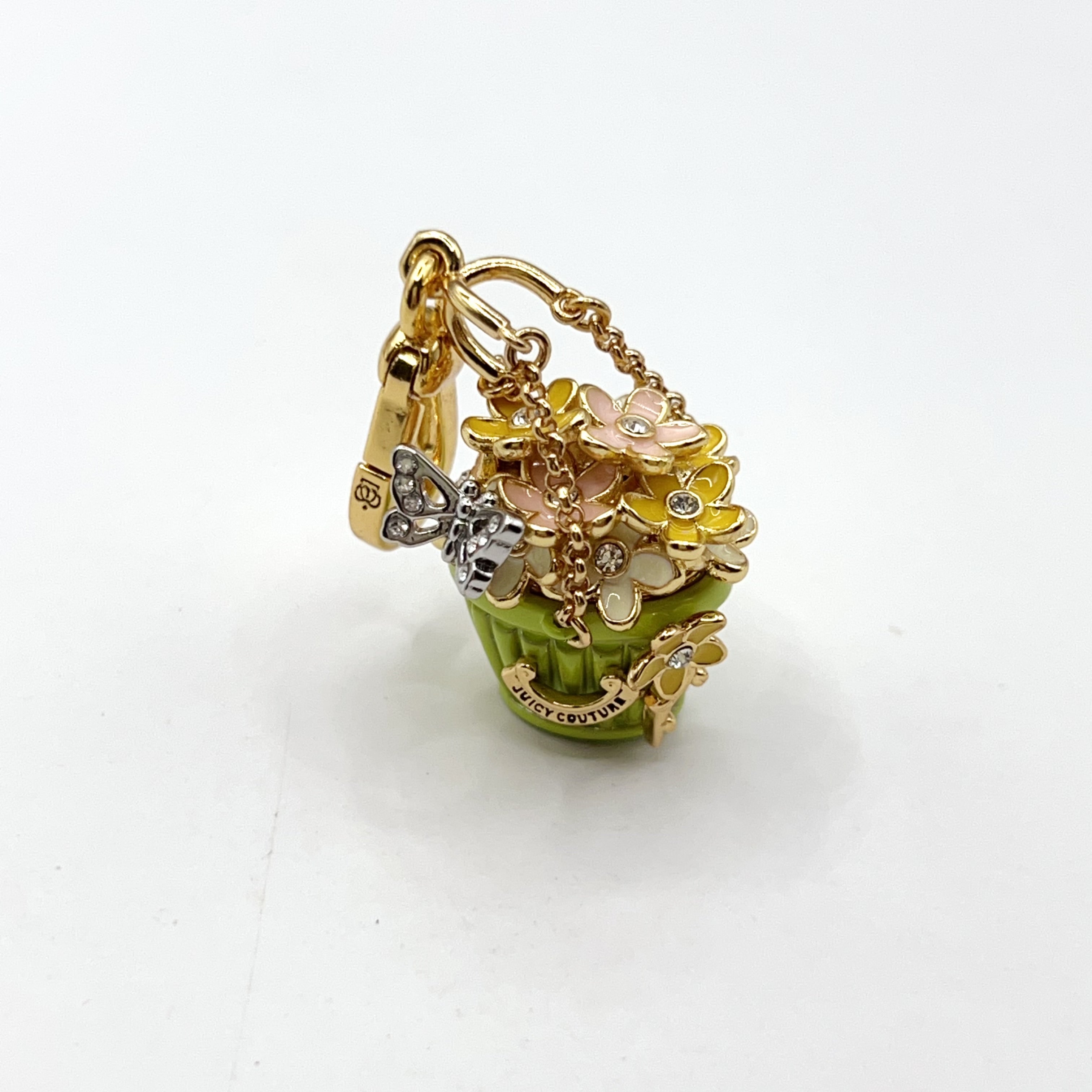 B04-Juicy Couture flower basket charm