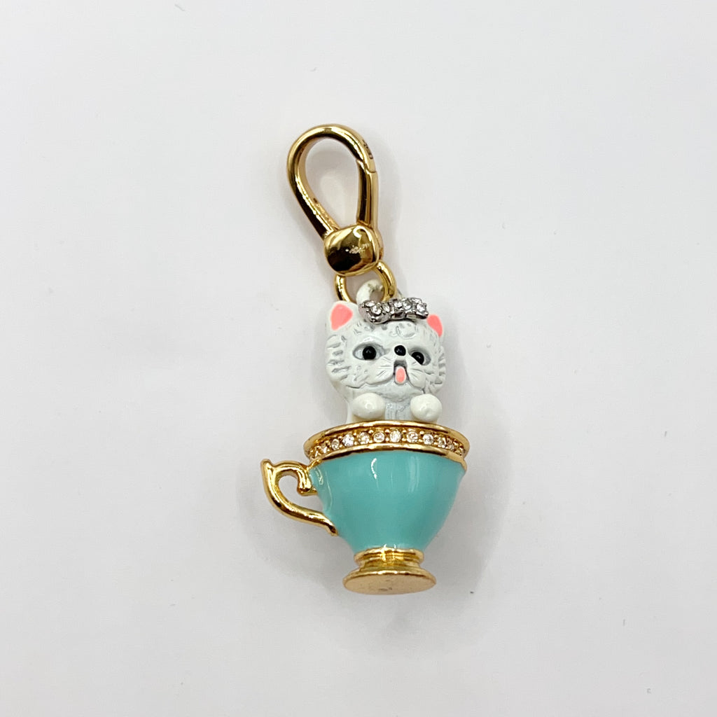 JC501-Juicy Couture dog in cup charm