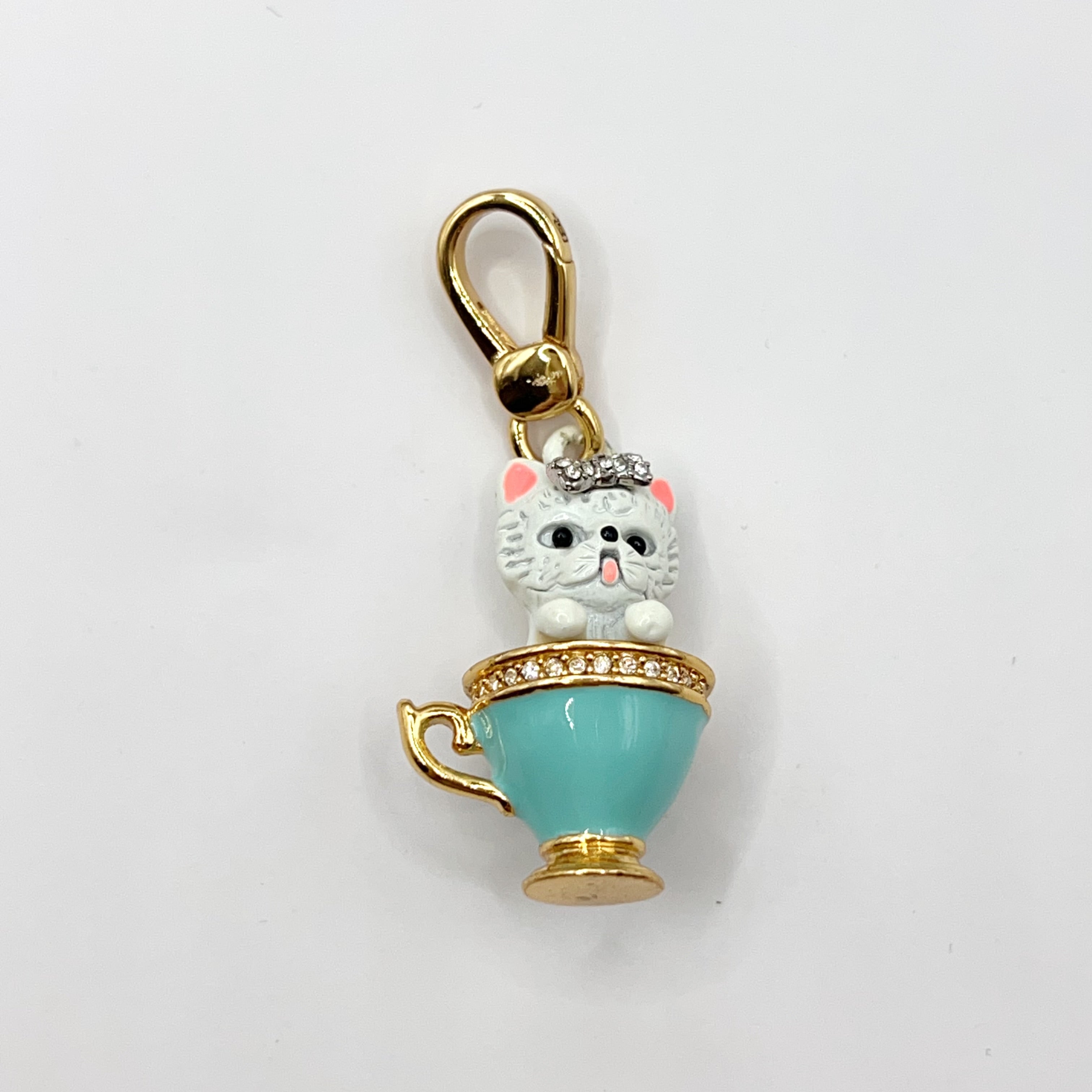 JC501-Juicy Couture dog in cup charm