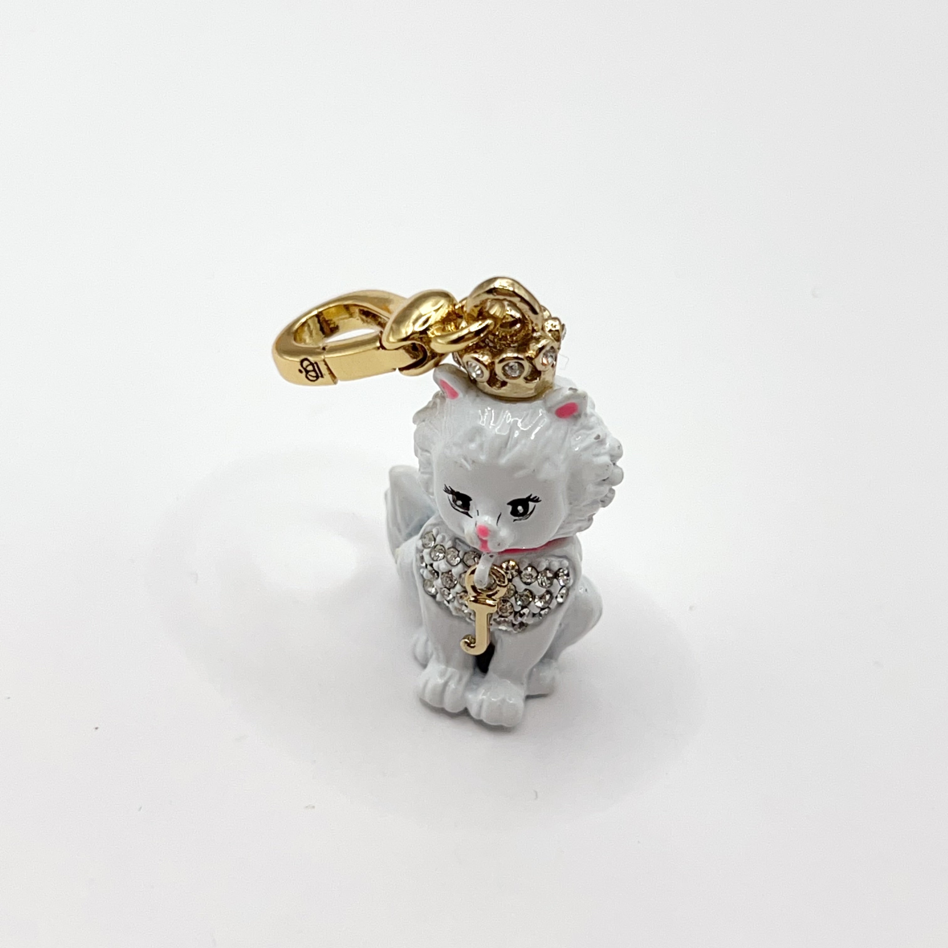 JC569-Juicy Couture white cat charm