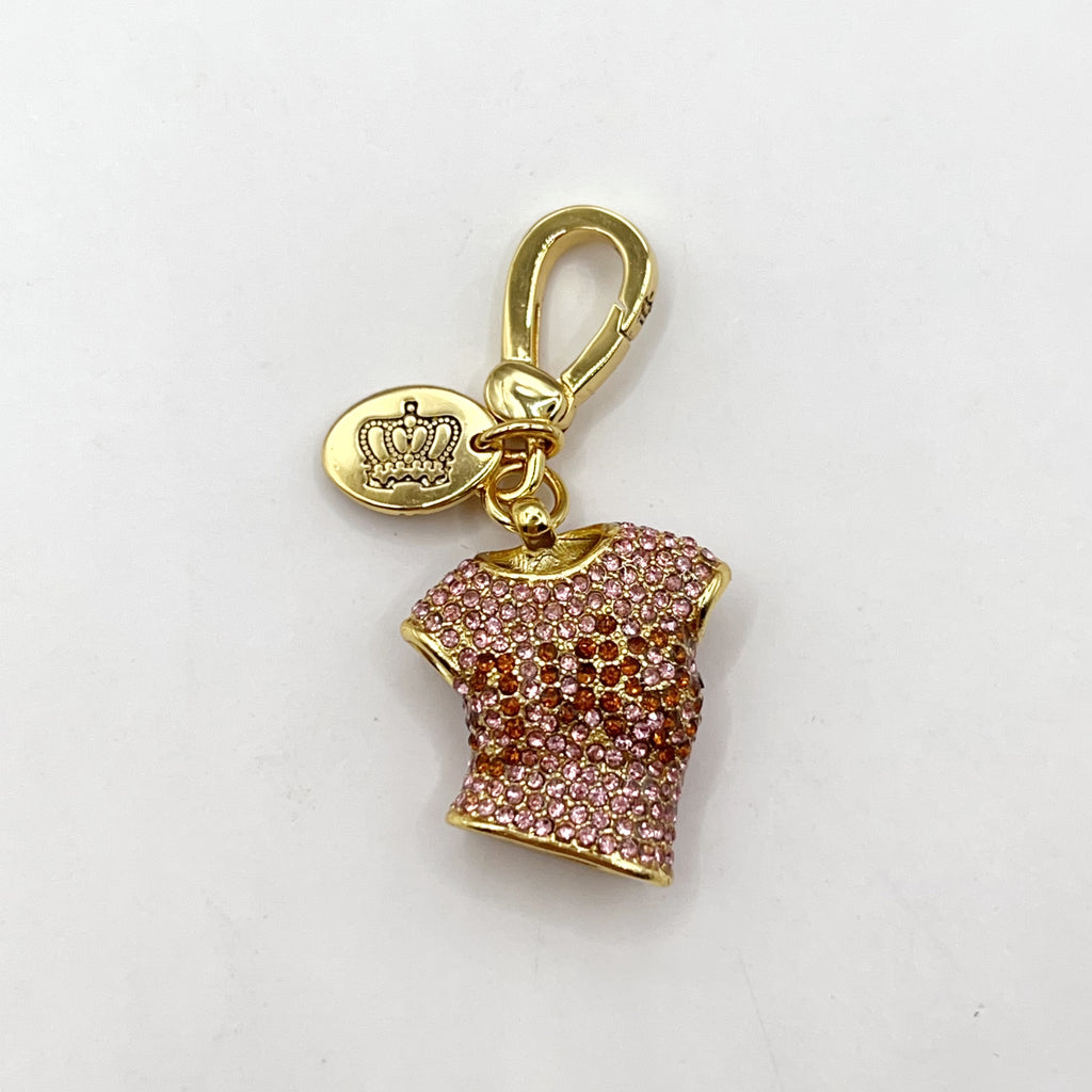 Y13-Juicy Couture pink t-shirt charm