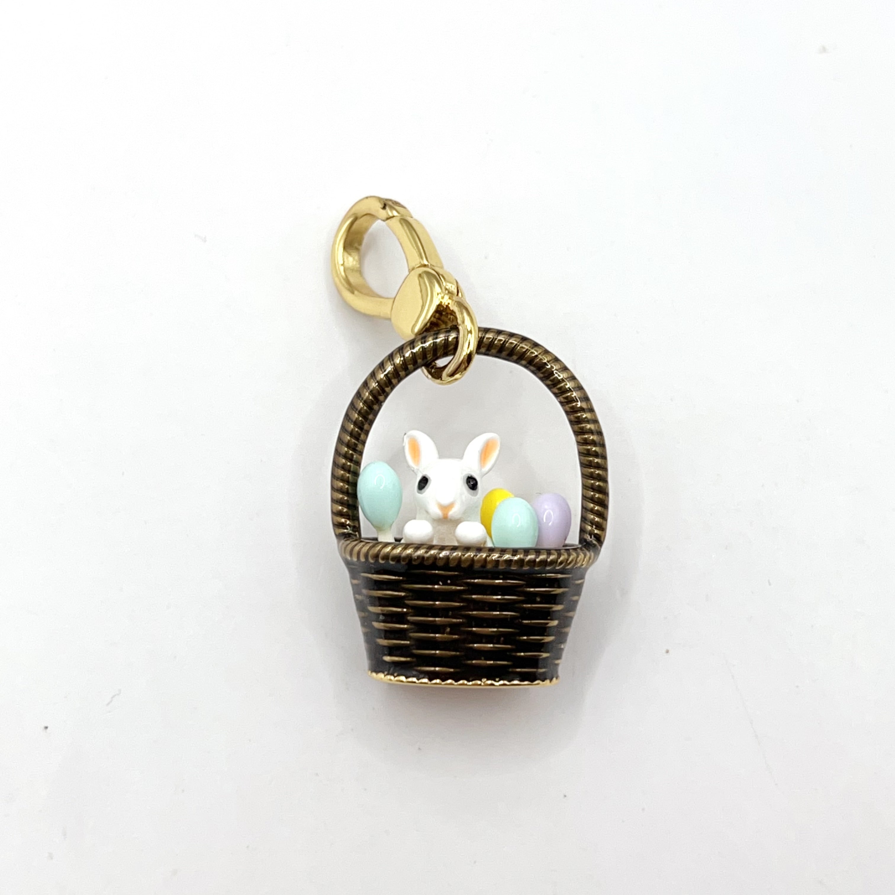 N06-Juicy Couture bunny in basket charm