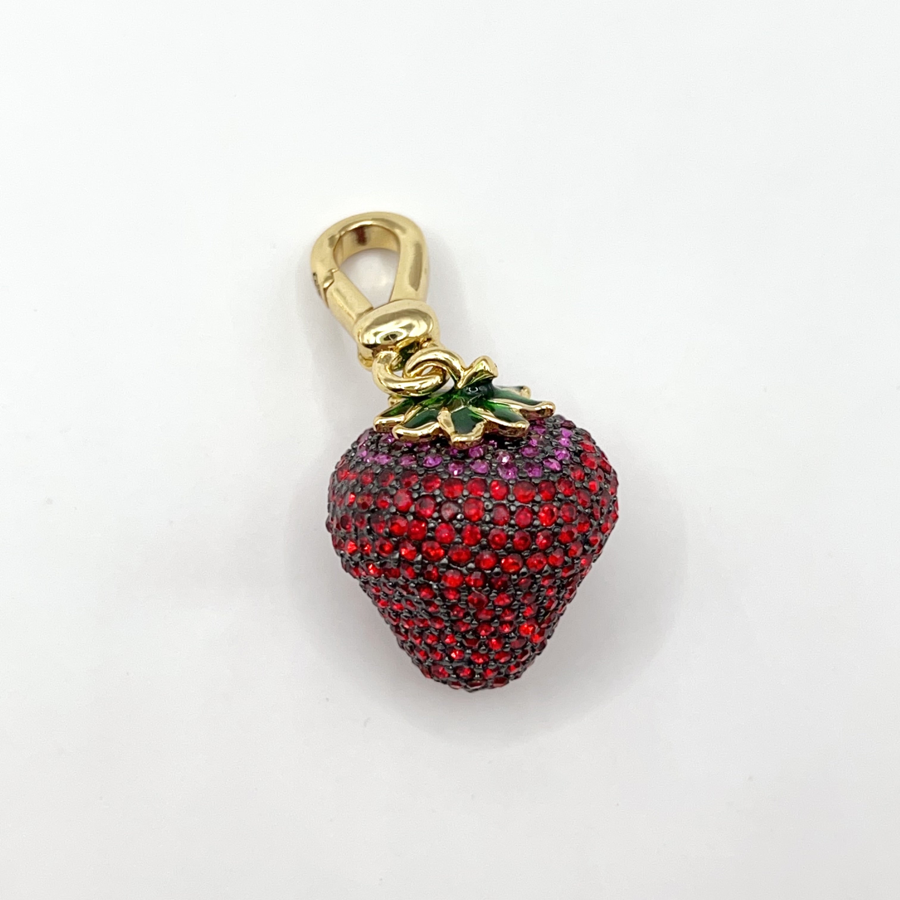JC625-Juicy Couture pave strawberry charm