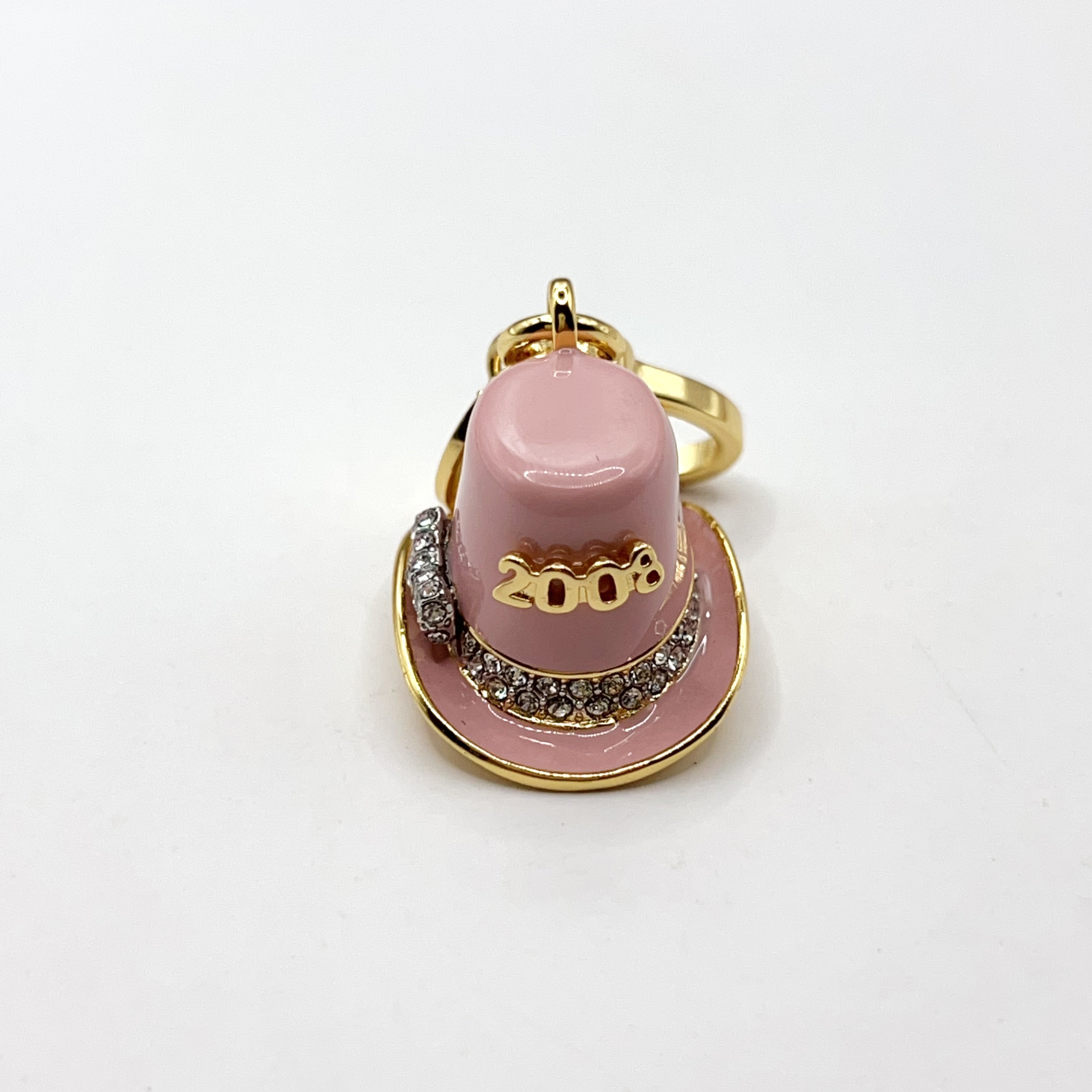 P02-Juicy Couture pink hat charm