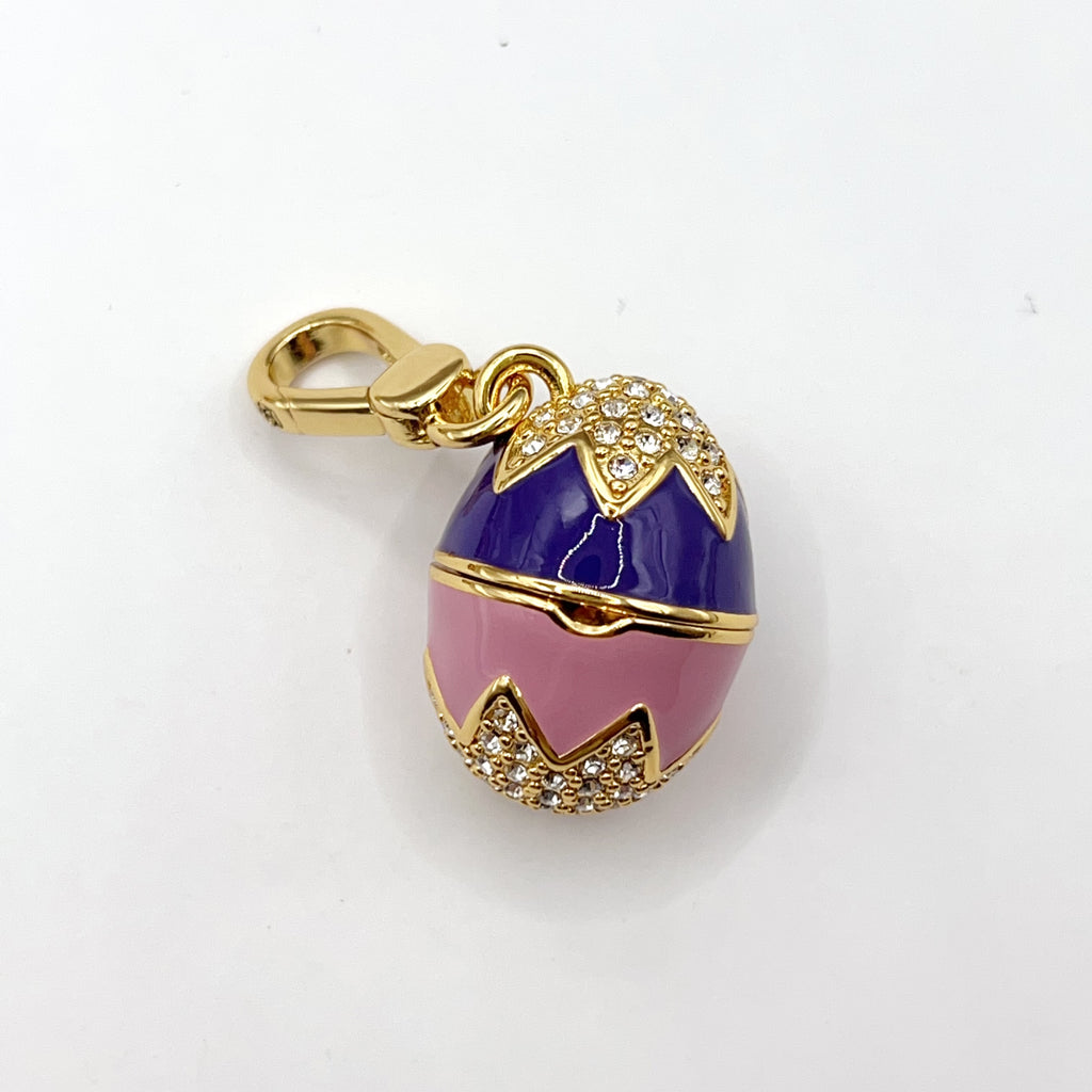 JC553-Juicy Couture purple egg charm