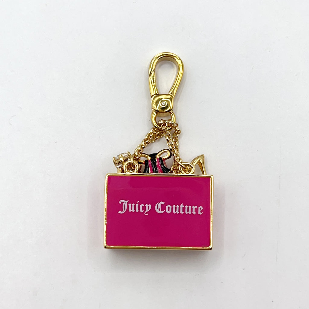 Q01-Juicy Couture shopping bag charm