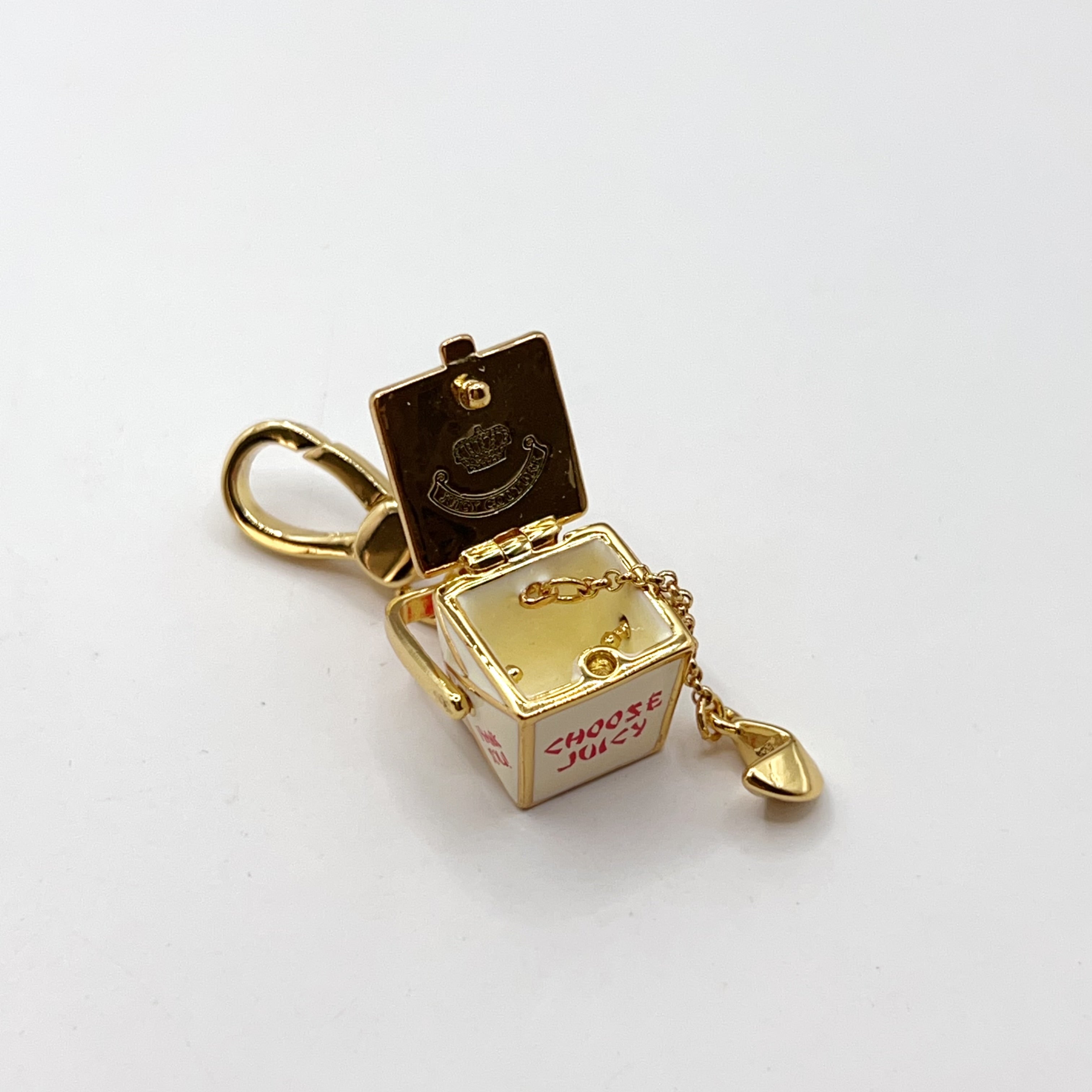 G051Juicy Couture Chinese take out box charm